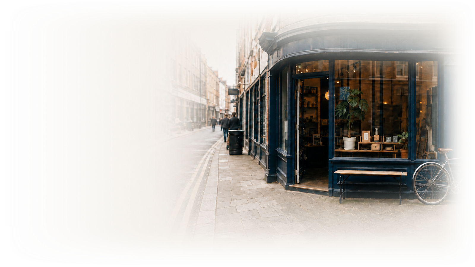 Independent London specialist shopfront
